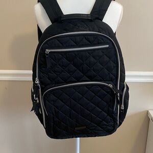 Vera Bradley Black Quilted Backpack